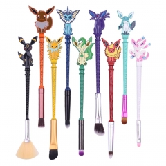 Pokemon Makeup Brushes Set Beauty Foundation Cosmetic Powder Blush Eye Shadow Lash Fan Lip Face Blending Brushes Maquiagem