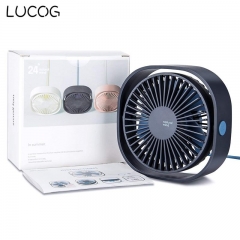 3 Speed Mini USB Desktop Fan Personal Portable Cooling Fan with 360 Rotation Adjustable Angle for Office Household Traveling