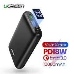Ugreen 10000mAh PD QC3.0 Power Bank External Battey Charger for iPhone 11 Portable Charger Mobile Phone Powerbank Mini Poverbank