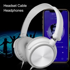 Wired Computer Headset with Microphone Heavy Bass Game Karaoke Voice Headset NK-Shopping