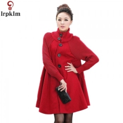 Women's Wool Cape Coat Long Korean Loose Trench Coat For Female Autumn Winter Korean Ladies Woollen Clothes 2018 CH549