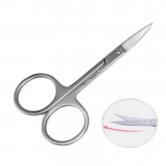 3Pcs Stainless Steel Finger/Toe Nail Care Curved Scissors Manicure Cuticle Nail Scissors Dead Skin Pusher Remover Scissors Boots