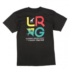 Lrg Men'S Stacked Icons Short Sleeve T Shirt Black Tee T-Shirts Street Wear Cloth 2019 Summer New Men'S Fashion T-Shirt