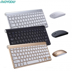 Portable Wireless Keyboard for Mac Notebook Laptop TV box 2.4G Mini Keyboard Mouse Set Office Supplies for IOS Android Win 7 10