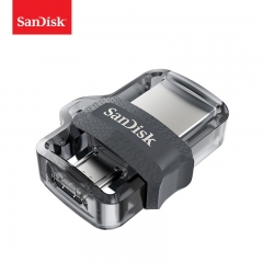 SanDisk OTG USB Flash Drive 32GB 16GB USB 3.0 Dual Mini Pen Drives 128GB 64GB PenDrives for PC and Android phones For shipping