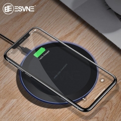 ESVNE 5W Qi Wireless Charger for iPhone X Xs MAX XR 8 plus Fast Charging for Samsung S8 S9 Plus Note 9 8 USB Phone Charger Pad