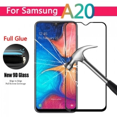 9D Curved Full Glue Tempered Glass For Samsung Galaxy A20e A20 A205F screen protector For Samsung A 20 e Protective Film Glas 9h