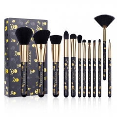 New Fashion Women Beauty Docolor Gothic Makeup Brushes Sets Foundation Brushes Eyeshadow Eye Brushes Cosmetic Tools Maquiagem