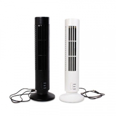 Portable Air Cooler USB Vertical Bladeless Fan Mini Air Conditioner Fan Desk Cooling Tower Fan for Summer Home Travel Desktop