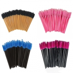 50Pcs Eyelash Brushes Makeup Brushes Disposable Mascara Wands Applicator Spoolers Eye Lashes Cosmetic Brush Makeup Tools