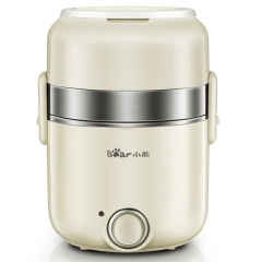 2L Electric Lunch Box Small Rice Cooker Stainless Steel Inner Wall Electric Food Steamers Cooking Appliances