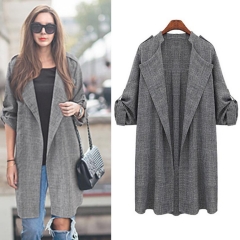 2016 New Spring Fashion Casual Women's Trench Coat long Outerwear Loose Clothes for Lady Good Quality Autumn Winter Trench Coat