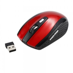 2.4G Wireless Mouse Portable Optical 6 Buttons 1600 DPI Mice For Computer PC Laptop Gamer Black Blue Green Red Color Mouse