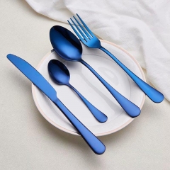 Spklifey Stainless Steel Cutlery Dinnerware Set Stainless Steel Cutlery Set Knife Fork Spoon Tableware Wedding Silverware Set