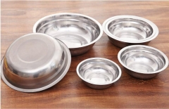 1PC New 6 Size Stainless Steel Soup Bowls Multi-function Round Soup Pot Soup Palte Dishes Kitchen Tools  LF 133