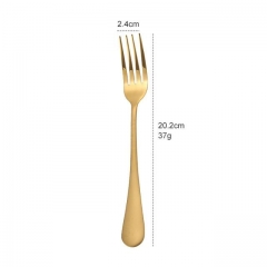 gold fork