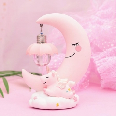 Modern INS wind unicorn night lamp home Bedroom Bedside decor lighting resin 3D night light children's birthday gift moon lamp