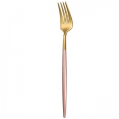 Pink gold fork