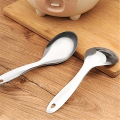 304 Stainless Steel Durable Large Rice Soup Serving Spoon Kitchen Tool Kitchen Tableware Spoons