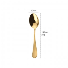 gold teaspoon