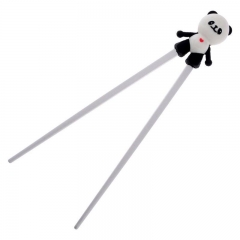 1 Pair Silicone Cute Cartoon Panda Helper Chopstick Children Baby Learner Training Tableware Chinese Chopstick Helper Gifts