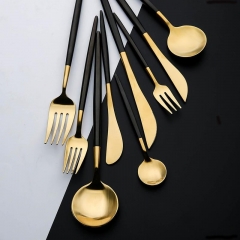 Dinnerware Cutlery Set Tableware Set Gold Cutlery Stainless Steel Spoon Fork Spoon Tableware Kitchen Spoon And Fork Set