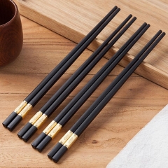 1Pair Japanese Non-Slip Chopsticks Durable Alloy Hot High Quality Portable Sushi Chop Sticks Set Chinese Chopstick Learner Gift