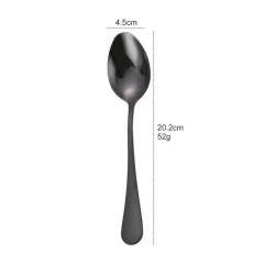 black spoon