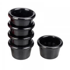 6CM American Tableware Cafe Lounge Bar Special Black Melamine Sauce Cup Sauce Cup Small Bowl