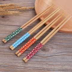 Hot Reusable Chinese Classic wooden Chopsticks Traditional Vintage Handmade Natural Bamboo Chopsticks Sushi kitchen tools