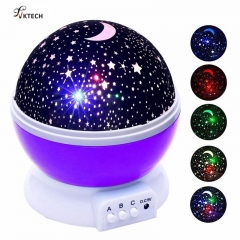 LED Rotating Night Light Projector Starry Sky Star Master Children Kids Sleep Romantic LED USB Projector Lamp Xmas Gifts