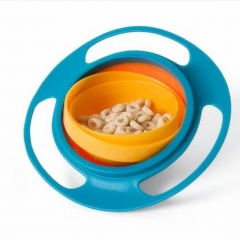 Funny Universal 360 Rotate Spill-proof Bowl Dishes High Quality Children Babies Kid Baby Toy Dishes Solid Feeding