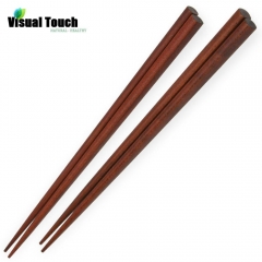 Visual Touch 2 Pairs Japanese Asian Natural Iron Wood Chopsticks Set Tableware Durable Chop sticks