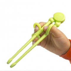 1 Pair Hot Sale Multi Color Cute Learning Training Chopsticks For Kids Children Chinese Chopstick Learner Gifts