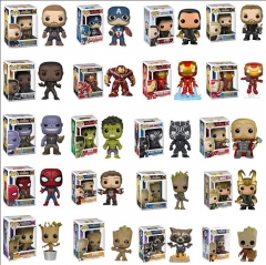 FUNKO POP Marvel Avengers Stan Lee Iron Man Captain America Collection Model PVC Action Figure Kids Toys Children Gifts