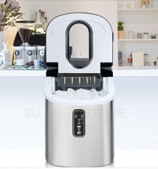 Free shipping 16kgs/24H Portable Automatic ice Maker, Household bullet round ice make machine for family, small bar,coffee shop