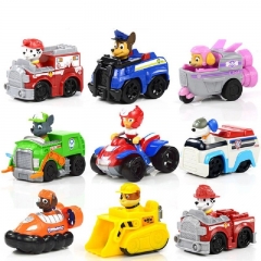 Genuine Paw Patrol Dog Puppy Patrol car Patrulla Canina toys Action Figures Model Toy Chase Marshall Ryder Vehicle Car Kids Toy