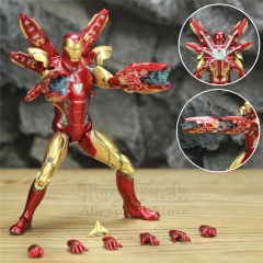 [Pre-sale] Marvel Avengers 4 Endgame Iron Man MK85 7&quot; Action Figure Ironman Mark 85 Nano Weapons Tony Stark Legends ZD Toys