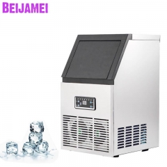 BEIJAMEI Ice Making Machine Commercial Cube Ice Maker Automatic, Square Ice Making for Bar,Coffee shop,Milk Tea Shop