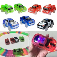 Magical Track Cars LED Light Electronics Car Tracks Toy Cars Parts Car Rail Race Track Children's Toys For Boys Birthday Gifts