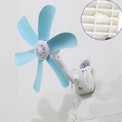 2018 Hot Quiet 5 Leaves Electric Clip Fan Breezer Cooler Stroller Fans Electric Fan Multifunction Wall hanging Table Folder Fan