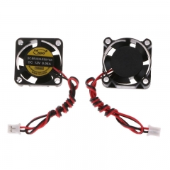 DC 12V 0.12A 2-Pin 25x25x10mm PC Computer CPU System Brushless Cooling Fan 2510