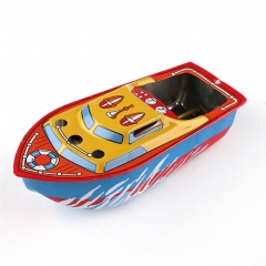 Retro Decorative Colorful Candle Boat Collection Experimental Educational Steam Floating Toy Classic Metal Gifts Fun