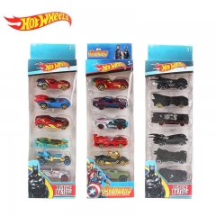 2019 Hotwheels Cars 5pcs/set Avengers Infinity War Alloy Cars Set Truck Model Car Hot Wheels 1:64 Fast and Furious Diecast Cars