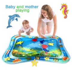 Hot Sales Baby Kids water play mat Inflatable Infant Tummy Time Playmat Toddler for Baby Fun Activity Play Center DropshipTSLM1