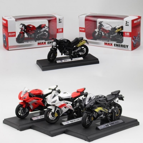 1:18 Plastic Motorcycle Model Toy Sport Race Model Motorbike For Children Gift Collection