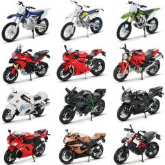 Maisto 1:12 Alloy Motorcycle Model Toy Motorbike Ninja H2R CBR600RR YZF-R1 Motorcycle Racing Car Models Cars Toys For Children