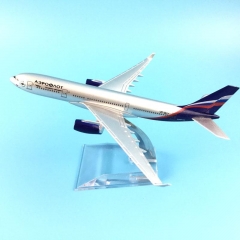 AIR PASSENGER PLANE AEROFLOT 16CM A330  AIRCRAFT MODEL MODEL PLANE SIMULATION 16CM ALLOY CHRISTMAS TOYS GIFTS CHILDREN