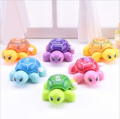 Cute Cartoon Animal Clockwork Tortoise Baby Turtles Toys Infant Crawling Wind UpToy Educational Kids Classic Toy Random Color