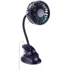 hot sale Portable Mini Clip Stroller Fan,3 Speeds Settings,Flexible Bendable Usb Rechargeable Battery Operated Quiet Desk Fan